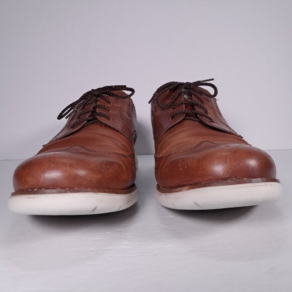 Rockport Total Motion Sport Wingtip Shoes Men 10.5 Brown Leather Oxford CH2508 - Picture 10 of 16